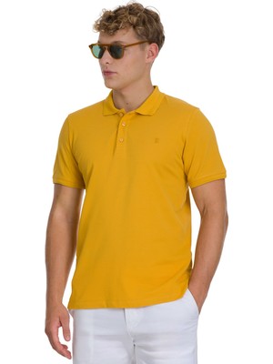 Hardal Regular Fit 100% Pamuklu Polo Yaka Tişört
