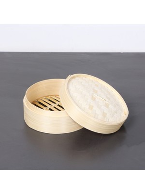 Mylamp Dim-Sum  Bambu Buharda Pişirme ve Saklama Kabı 18 cm