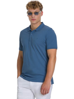 Indigo Regular Fit 100% Pamuklu Polo Yaka Tişört