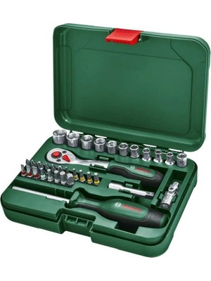 Bosch Cırcırlı Tornavida ve Lokma Takımı 34 Parça - 1600A02BY1