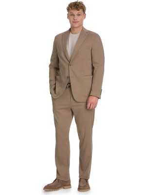 Vizon Regular Fit Mono Yaka Pamuklu Takım Elbise