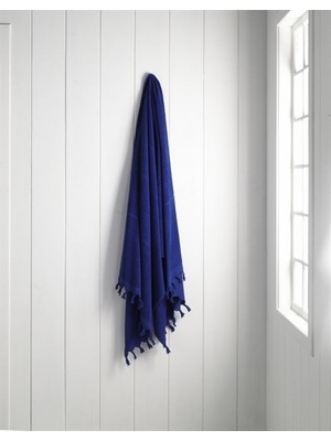 Denizli Concept Monaco Havlu Peştemal Parlament Mavi