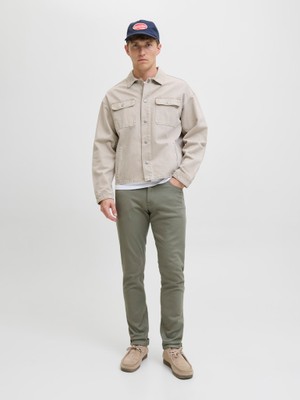 Jack & Jones JPSTGLEEN Erkek Pantolon Slim Fit Dokuma Astar Durumu Astarsız Cepli 97% Pamuk 3% Elastan