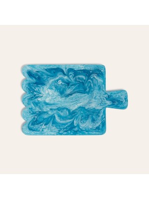 Tanda Reçine Sunum Tahtası 30X20X1 cm Mavi