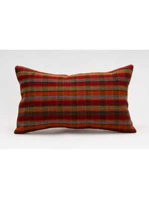 Kilim Wholesale El Yapımı Kilimden Yapılmış Vintage Kırlent Kılıfı, Yün, 30X50 cm
