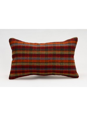 Kilim Wholesale El Yapımı Kilimden Yapılmış Vintage Kırlent Kılıfı, Yün, 30X50 cm