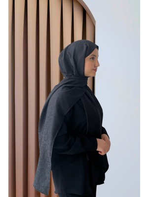 Çiçek Desen Jakar Şal - Sarqa Scarft