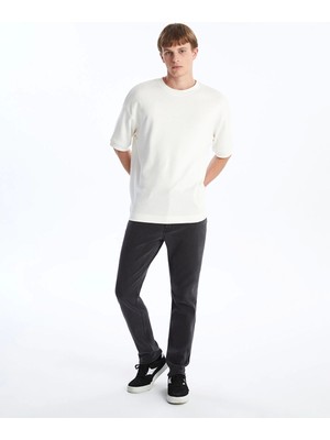 Lcw Jeans Antrasit 750 Slim Fit Içi Polarlı Kışlık Erkek Jean Pantolon