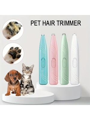 Exelox Kedi/köpekler Için Profesyonel Tıraş Makinesi (Pati ve Hassas Bölgeler)2 Adet Pil