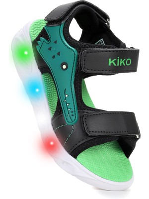  Arnı Günlük Işıklı Cırtlı Erkek Çocuk Sandalet Ayakkabı