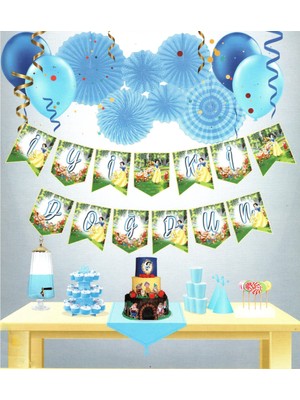 Deniz Parti Pamuk Prenses Temalı Uzar Yazı Banner