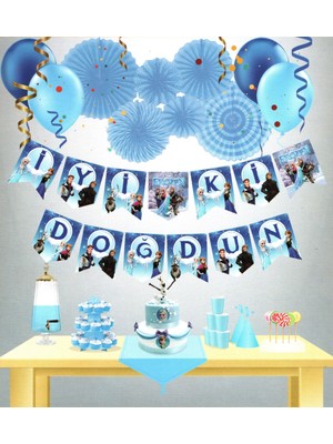 Deniz Parti Frozen Temalı Uzar Yazı Banner