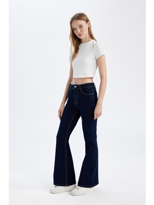 DeFacto Mia Yüksek Bel Uzun Jean Pantolon D8105AX24AU
