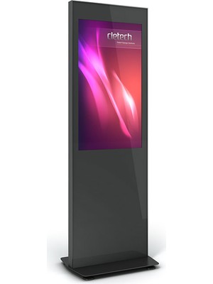 Cletech C01 43" Digital Signage Totem + iiyama LH4360UHS-B1AG Signage Monitör