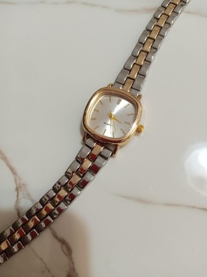 Gold Kasa Retro Still Marka Model Vintage Oval  -  Zincir   Kordon Kadın Kol Saati  0021