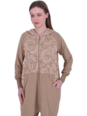 Invee Dantel Eşofman Takım CAMEL