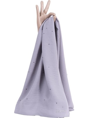 Caz Taşlı Şal Gri