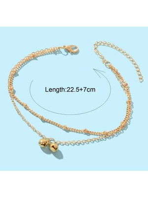 Şık ve Rahat 2'li Zilli Ayak Halhalı