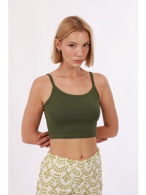 Kadın Askılı Crop