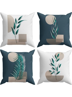 Evdek Exotic 4'lü Kırlent Kılıf DS34