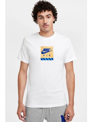 Nike Sportswear Oc Lbr Pack 2 Gift Box Print Tee Erkek Tişört Beyaz