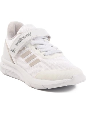 Walkway Fav 100 F Beyaz  Hafif Esnek Çocuk Spor Ayakkabı