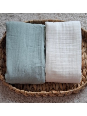 Dery Collection Müslin Bebek Örtüsü 2 Adet