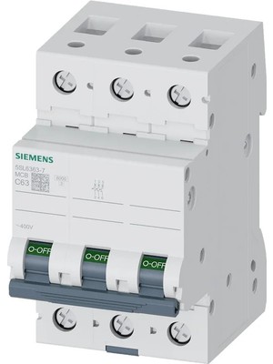 Siemens 3X63 W Otomat C Tipi 6ka