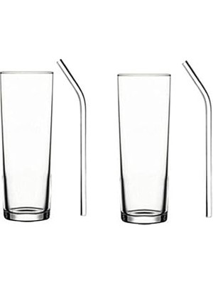 Aybaba Store Cam Pipetli Votka ve Limoata Bardağı 2 Adet