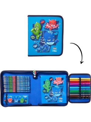 Smiggle - Pj Mask Kırtasiye Seti ve Kalem Kutusu