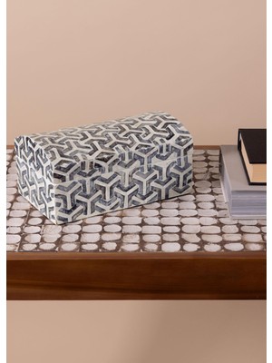 The Mia Sedef Kutu Dikdörtgen 25X15X12 cm TLC0093