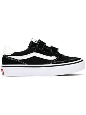 Vans Brooklyn LS V Siyah Renkli Spor Ayakkabı Erkek Çocuk Nefes Alabilir Yapı ile Koşu İçin İdeal