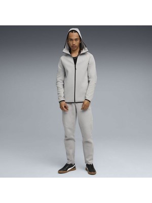 Puma Evostripe Erkek Gri Kapüşonlu Ceket
