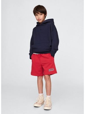 Gap Lastikli Bel Normal Kırmızı Erkek Çocuk Şort 890929007