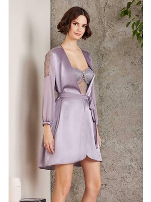 Pierre Cardin 6 Lı Saten Gecelik Çeyiz Takım Royal