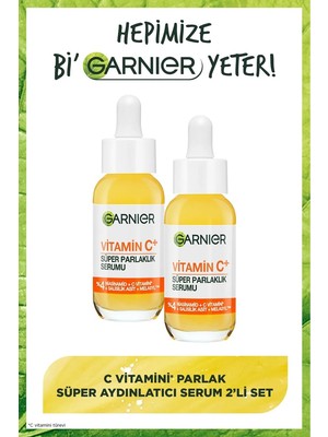 Garnier 2'li Garnier C Vitamini Parlak Süper Aydınlatıcı Serum Seti