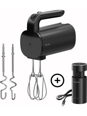 Zwilling Xtend Kablosuz El Mikseri Başlangıç Seti Bataryalı Siyah