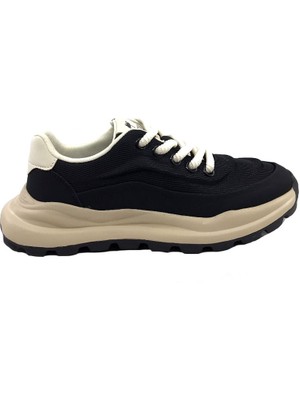 Gamelu 25YM Meks Siyah Bej Erkek Sneaker Spor Ayakkabı