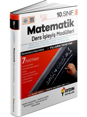 Aydın Yayınları Aydın 10. Sınıf Matematik Ders İşleyiş Modülleri Yeni