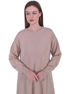 Baklava Triko Elbise Fondoten