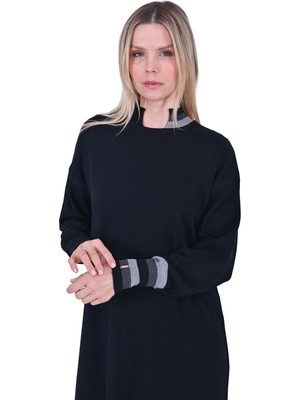 Yün Hakim Elbise Siyah