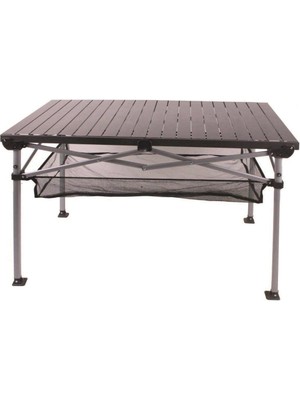 Xxl Alüminyum Katlanır Masa 118 x 70 x 70 cm Kamp Piknik Balkon Bahçe Masası