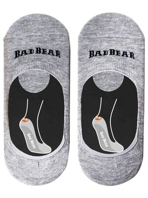 Core Zero Gri Melanj Unisex Babet Çorap