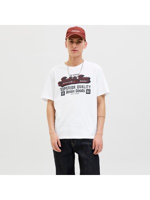 Erkek Bisiklet Yaka Baskili Tisört - Logo