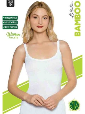 Sortie 104 Bayan Bambu Parmak Askı Atlet 2 Adet