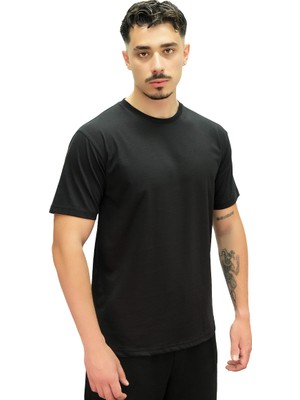 Musclecloth Basic Kısa Kollu T-Shirt Siyah