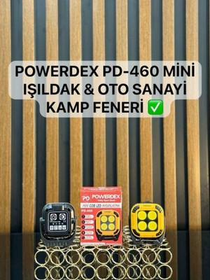 Powerdex PD‑460 Cob Mini Şarjlı Kamp Lambası – Manyetik Anahtarlık Işıldak