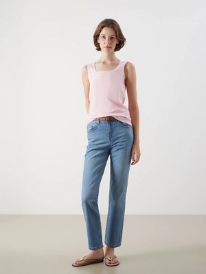 Lcw Jeans Indigo Slim Fit Kadın Jean Pantolon