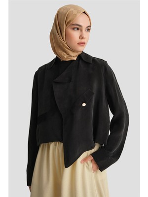 Armine Asimetrik Ceket 25Y5914 Siyah