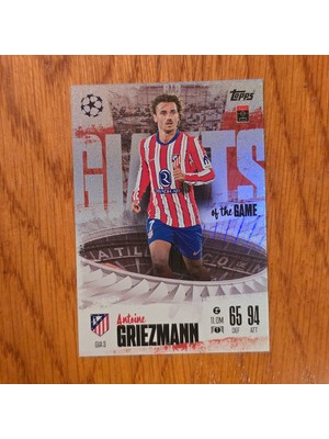 Topps Man Of Game Antoine Griezmann Oyun Kartı